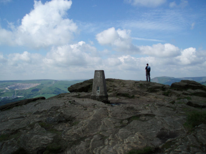 Win Hill trig Win Hill trig